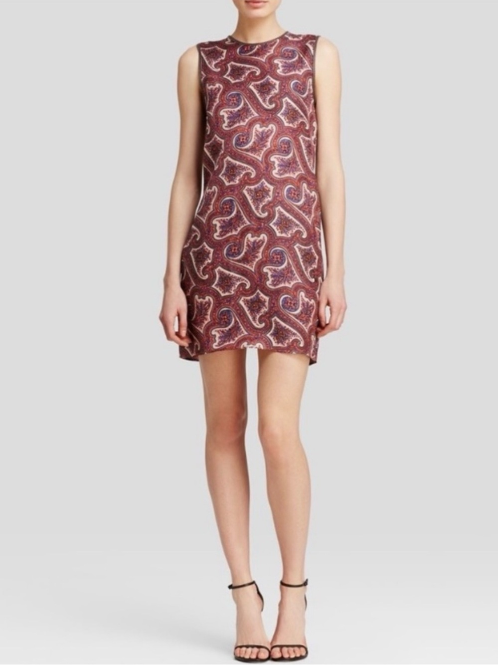 Theory Brindina L Veranda Silk Dress